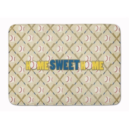 Carolines Treasures Home Sweet Home Machine Washable Memory Foam Mat SB3076RUG